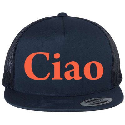 Ciao Bella Flat Bill Trucker Hat