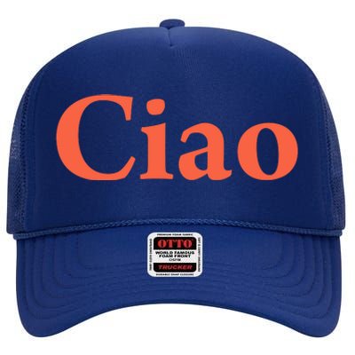 Ciao Bella High Crown Mesh Back Trucker Hat