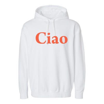 Ciao Bella Garment-Dyed Fleece Hoodie