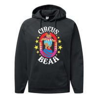 Circus Bear Circus Birthday Party Circus Costume Performance Fleece Hoodie