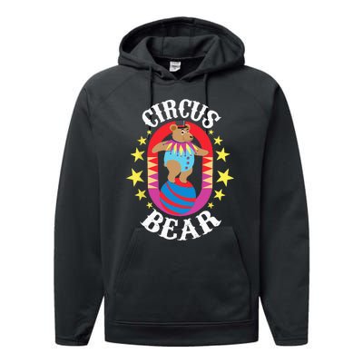 Circus Bear Circus Birthday Party Circus Costume Performance Fleece Hoodie