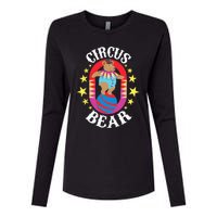 Circus Bear Circus Birthday Party Circus Costume Womens Cotton Relaxed Long Sleeve T-Shirt