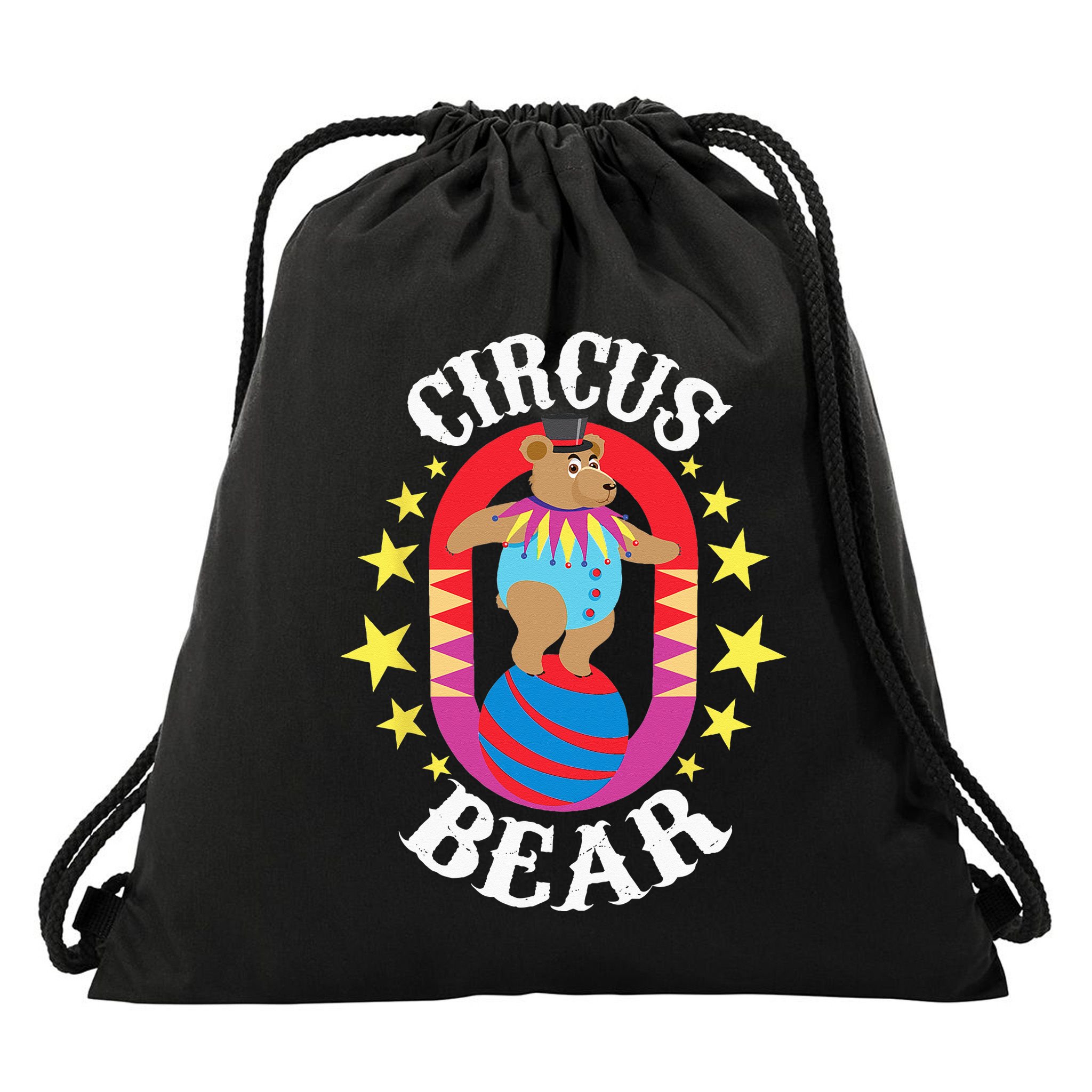 Circus Bear Circus Birthday Party Circus Costume Drawstring Bag