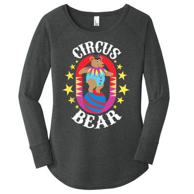 Circus Bear Circus Birthday Party Circus Costume Women's Perfect Tri Tunic Long Sleeve Shirt