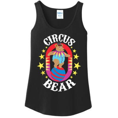 Circus Bear Circus Birthday Party Circus Costume Ladies Essential Tank