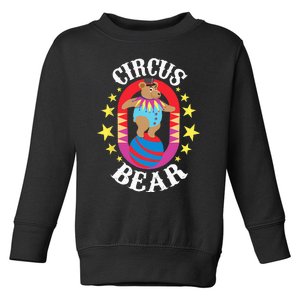 Circus Bear Circus Birthday Party Circus Costume Toddler Sweatshirt