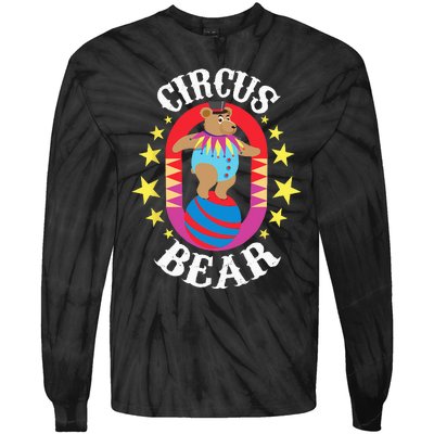 Circus Bear Circus Birthday Party Circus Costume Tie-Dye Long Sleeve Shirt