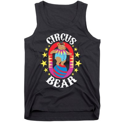 Circus Bear Circus Birthday Party Circus Costume Tank Top