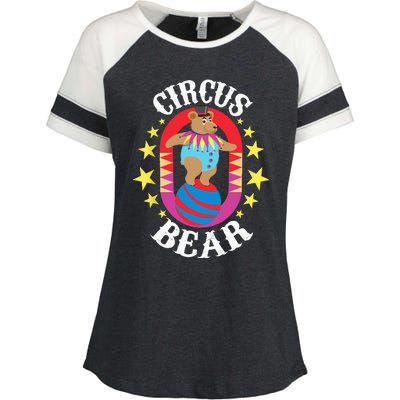 Circus Bear Circus Birthday Party Circus Costume Enza Ladies Jersey Colorblock Tee