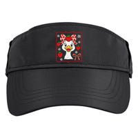 Coquette Bow Cute Strawberry Goose Lover Girly Summer Vibes Adult Drive Performance Visor
