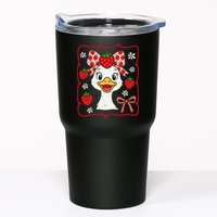 Coquette Bow Cute Strawberry Goose Lover Girly Summer Vibes Tumbler