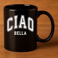 Ciao Bella 11oz C Handle Ceramic Mug
