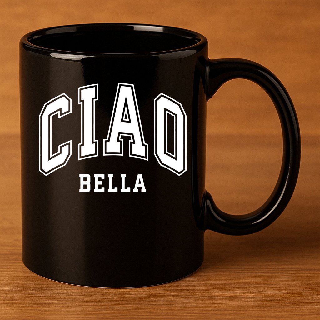 Ciao Bella 11oz C Handle Ceramic Mug