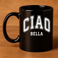 Ciao Bella 11oz C Handle Ceramic Mug
