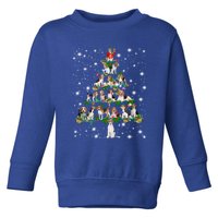 Cute Beagle Christmas Tree Fairy Light Cute Gift Toddler Sweatshirt