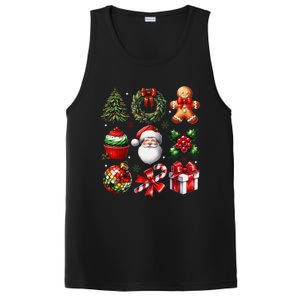 Coquette Bow Christmas Santa 2024 PosiCharge Competitor Tank