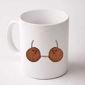 Coconut Bra Costume Cute Easy Food Halloween Gift Coffee Mug