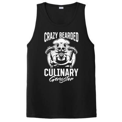 Crazy Bearded Culinary Gangster Culinary Kitchen Cooking Gift PosiCharge Competitor Tank