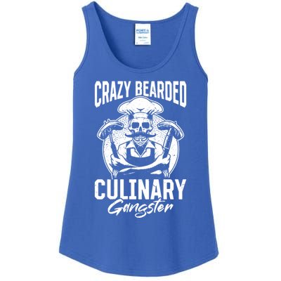 Crazy Bearded Culinary Gangster Culinary Kitchen Cooking Gift Ladies Essential Tank