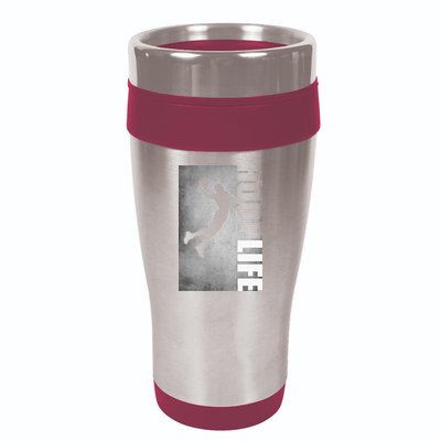 Cool Basketball Coach For Team Basketball Coaching 16oz Travel Tumbler