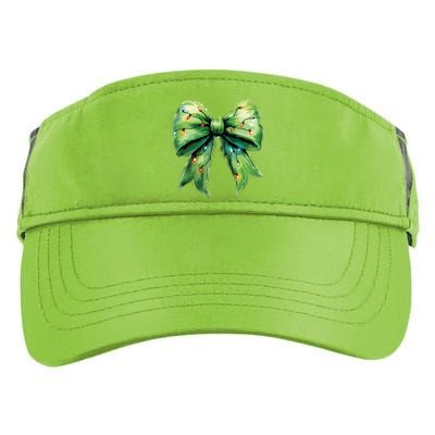 Christmas Bow Coquette Christmas Bow Adult Drive Performance Visor