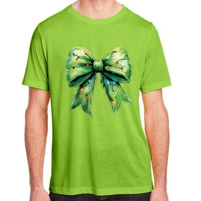 Christmas Bow Coquette Christmas Bow Adult ChromaSoft Performance T-Shirt