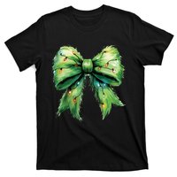 Christmas Bow Coquette Christmas Bow T-Shirt