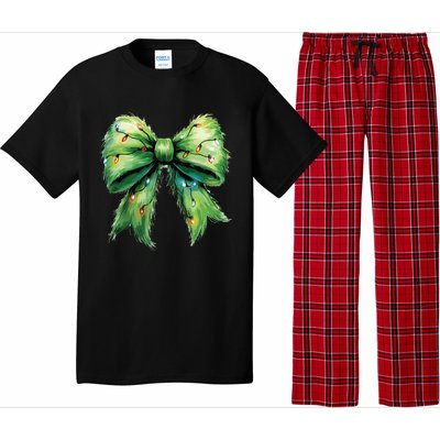 Christmas Bow Coquette Christmas Bow Pajama Set