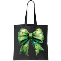 Christmas Bow Coquette Christmas Bow Tote Bag