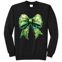 Christmas Bow Coquette Christmas Bow Tall Sweatshirt