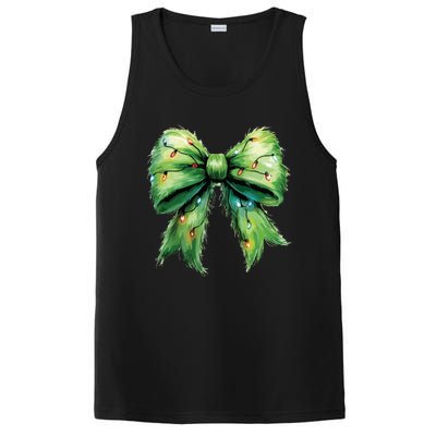 Christmas Bow Coquette Christmas Bow PosiCharge Competitor Tank