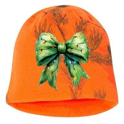 Christmas Bow Coquette Christmas Bow Kati - Camo Knit Beanie