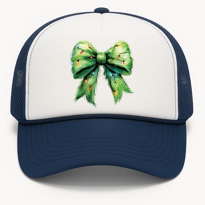 Christmas Bow Coquette Christmas Bow Trucker Hat