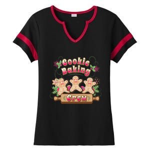 Cookie Baking Crew Ladies Halftime Notch Neck Tee