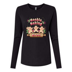 Cookie Baking Crew Womens Cotton Relaxed Long Sleeve T-Shirt