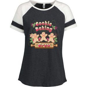 Cookie Baking Crew Enza Ladies Jersey Colorblock Tee