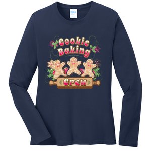 Cookie Baking Crew Ladies Long Sleeve Shirt