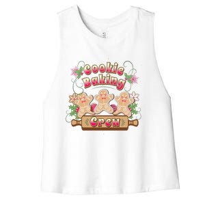 Cookie Baking Crew Women's Racerback Cropped Tank