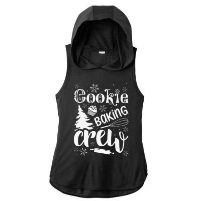 Cookie Baking Crew Christmas Baker Ladies PosiCharge Tri-Blend Wicking Draft Hoodie Tank