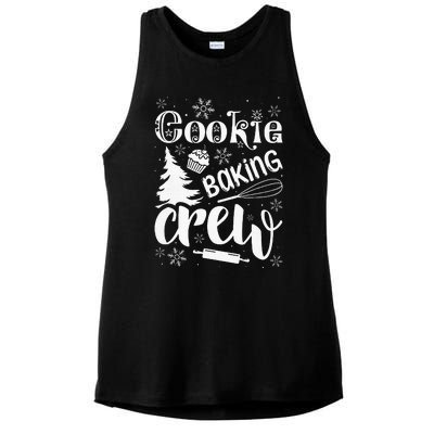 Cookie Baking Crew Christmas Baker Ladies PosiCharge Tri-Blend Wicking Tank