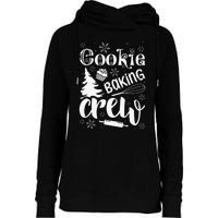 Cookie Baking Crew Christmas Baker Womens Funnel Neck Pullover Hood