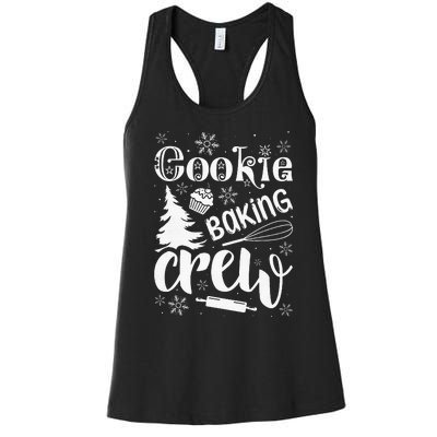 Cookie Baking Crew Christmas Baker Women's Racerback Tank