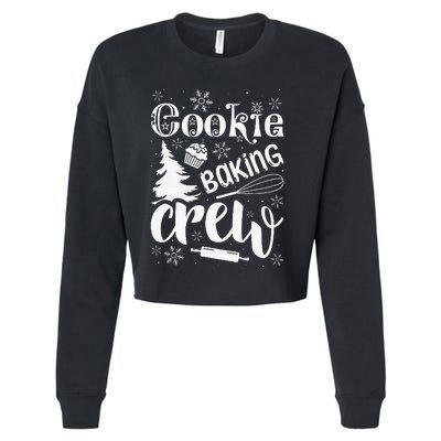 Cookie Baking Crew Christmas Baker Cropped Pullover Crew