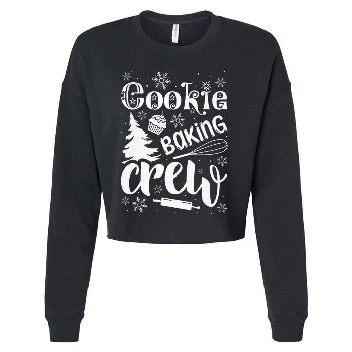 Cookie Baking Crew Christmas Baker Cropped Pullover Crew