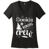 Cookie Baking Crew Christmas Baker Women's V-Neck T-Shirt