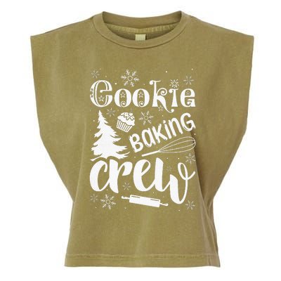 Cookie Baking Crew Christmas Baker Garment-Dyed Women's Muscle Tee