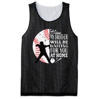 Cool Baseball Catcher Brother Big Bro Sister Quote Graphic Mesh Reversible Basketball Jersey Tank