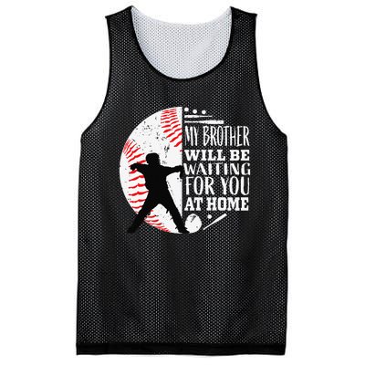 Cool Baseball Catcher Brother Big Bro Sister Quote Graphic Mesh Reversible Basketball Jersey Tank