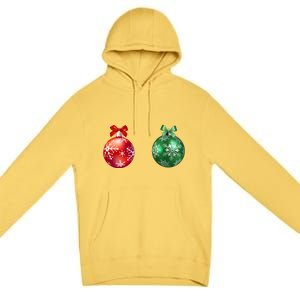 Christmas Balls Premium Pullover Hoodie