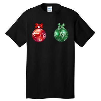 Christmas Balls Tall T-Shirt